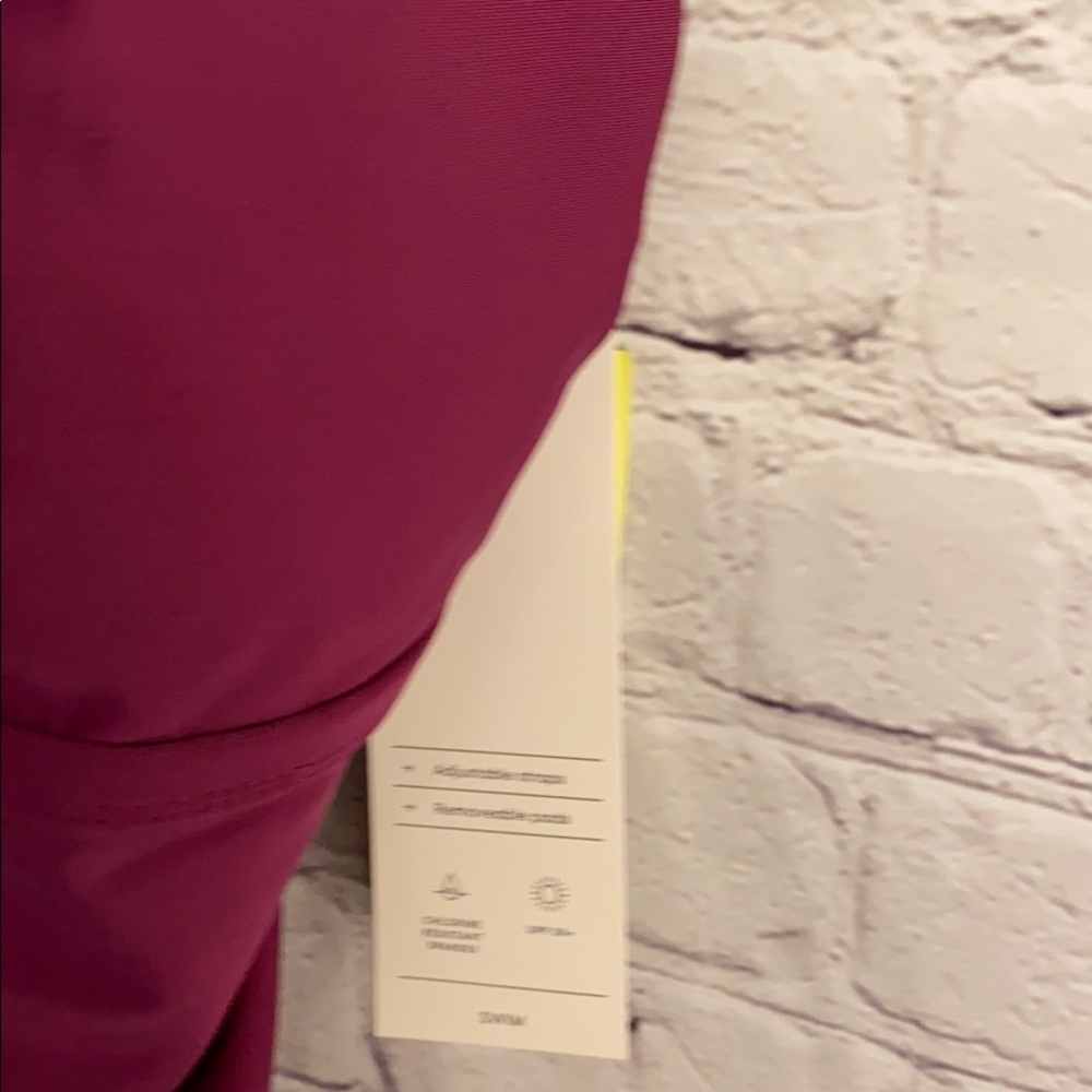 Purple One Piece Swimsuit Medium #BB020 - Picture 2 of 8